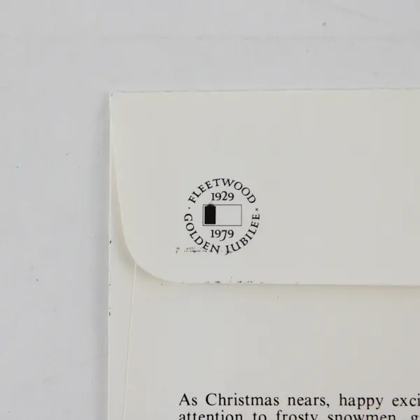 Lot Of 4 Christmas USA Stamps 1979 FDC Fleetwood Cachet