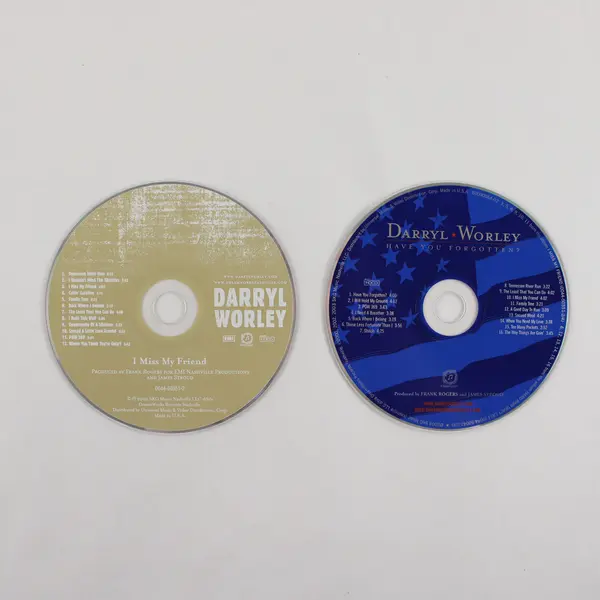 Lot of 2 Darryl Worley CDs I Miss My Friend 2002 Have You Forgotten? 2003
