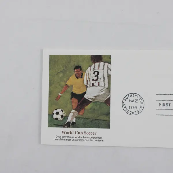Lot Of 4 World Cup USA Stamps 1994 FDC Fleetwood Cachet