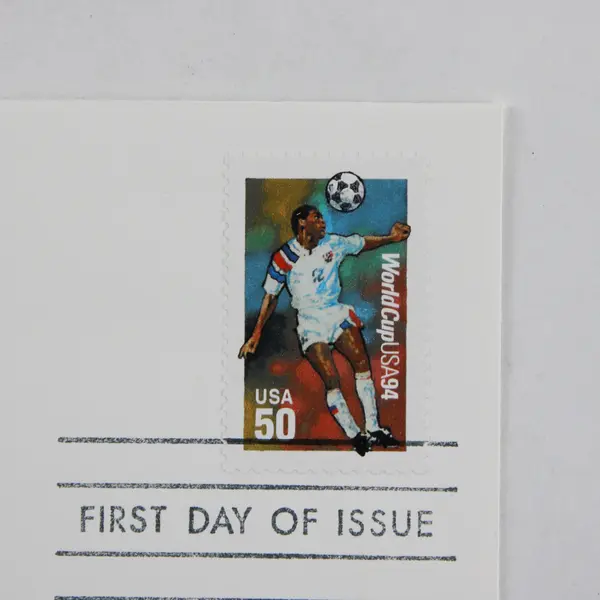 Lot Of 4 World Cup USA Stamps 1994 FDC Fleetwood Cachet