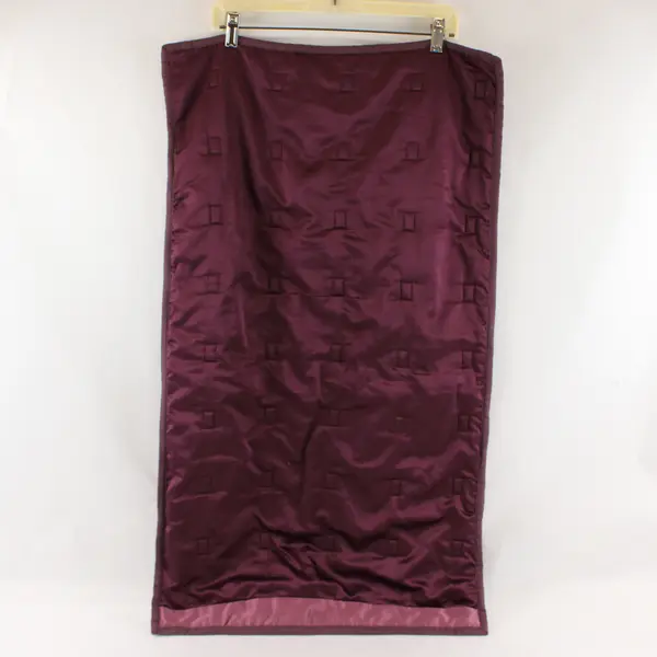 Lot of 3 Royal Velvet Purple King Bedspread 2 Pillowcases Square Pattern