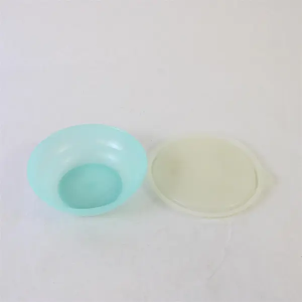 Vintage Tupperware 154-6 Blue Bowl with 215-54 Lid 