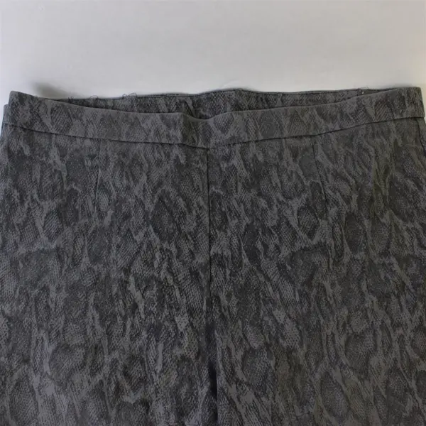 Briggs Snakeskin Print Straight-Leg Pants Women's XL
