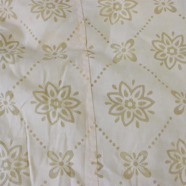 Alfred Dunner Semi-Sheer Floral Design Butter Yellow Button-Up Women's Size 16