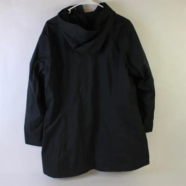 Columbia Omni-Tech Waterproof Black Hooded Jacket Women's 1X