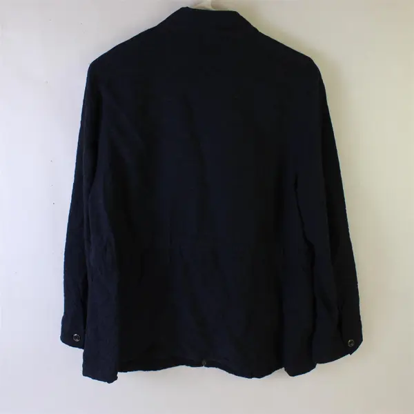 Christopher & Banks Navy Blue Zip-Up Jacket Women's Petite Large