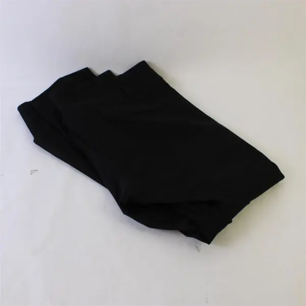 Soho Apparel Ltd. Solid Black Straight-Leg Pants Women's Size 14