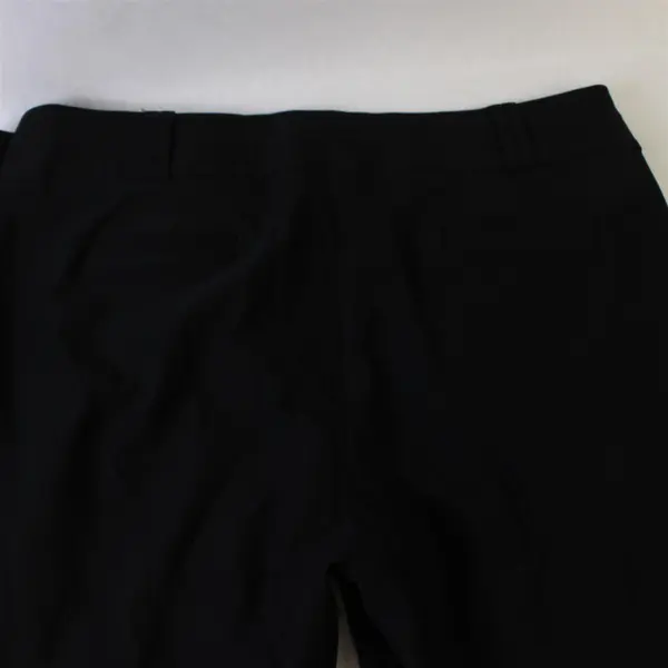 Soho Apparel Ltd. Solid Black Straight-Leg Pants Women's Size 14