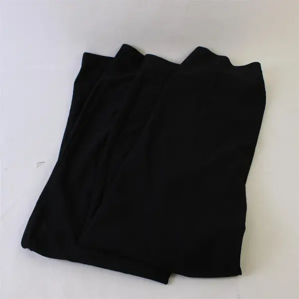 Soho Apparel Ltd. Solid Black Straight-Leg Pants Women's Size 14