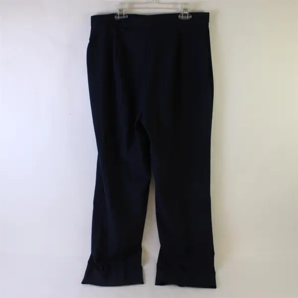 JM Collection Navy Blue Straight-Leg Dress Pants Women's Size 10
