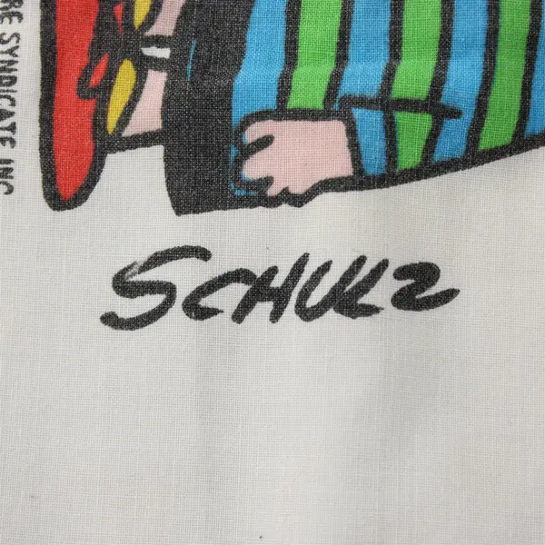 VTG 1971 United Feature Syndicate Peanuts Charlie Brown Standard Pillowcase FLAW
