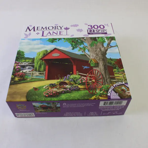 MasterPieces Memory Lane River Crossing 300 Piece EZ Grip Big Pieces 18x24