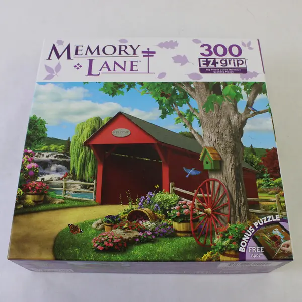 MasterPieces Memory Lane River Crossing 300 Piece EZ Grip Big Pieces 18x24
