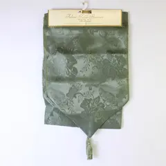 Better Home Plastics Corp Floral Design Sage Green Table Runner 12" x 72"