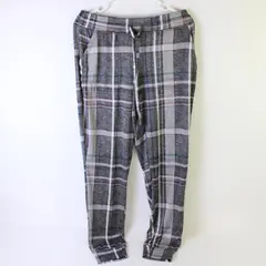 Secret Treasures Women's Medium 8-10 Gray Pink Blue Plaid Pajama Pants