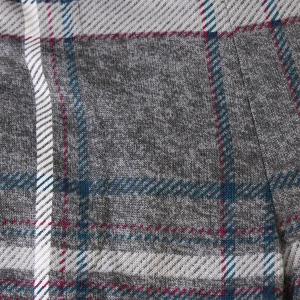 Secret Treasures Women's Medium 8-10 Gray Pink Blue Plaid Pajama Pants