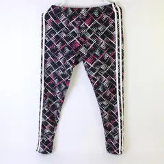 No Boundaries Black Pink Mint Leggings Girls Large 11-13