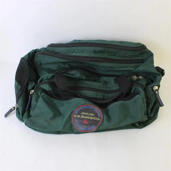 G.H. Bass & Co. Outdoor Gear Forest Green Duffle Bag 19" x 11" x 11" Flawed