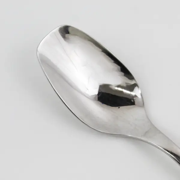 Gourmet Settings Chelsea Pattern 18/10 SS Oval Soup Spoon Squared Bowl 8" Good