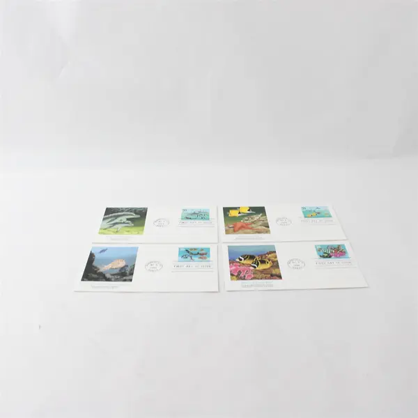 Set Of 4 1994 Wonders Of The Sea Stamps SC #2863-66 FDC Fleetwood Cachet 