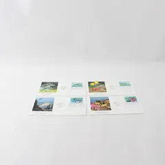 Set Of 4 1994 Wonders Of The Sea Stamps SC #2863-66 FDC Fleetwood Cachet 