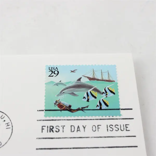 Set Of 4 1994 Wonders Of The Sea Stamps SC #2863-66 FDC Fleetwood Cachet 