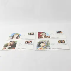 Set Of 4 Opera Singers Stamps 1997 FDC Fleetwood Cachet 