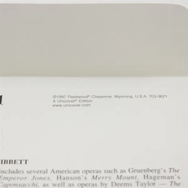 Set Of 4 Opera Singers Stamps 1997 FDC Fleetwood Cachet 