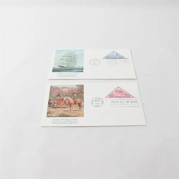 Set Of 2 Pacific 97 Stamps 1997 SC #3130-31 FDC Fleetwood Cachet 