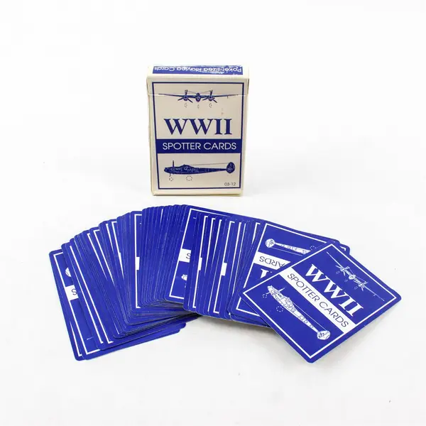 Action Products Int'l 1991 WWII Spotter Cards Playing Card Deck Complete