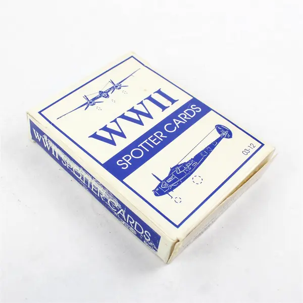 Action Products Int'l 1991 WWII Spotter Cards Playing Card Deck Complete