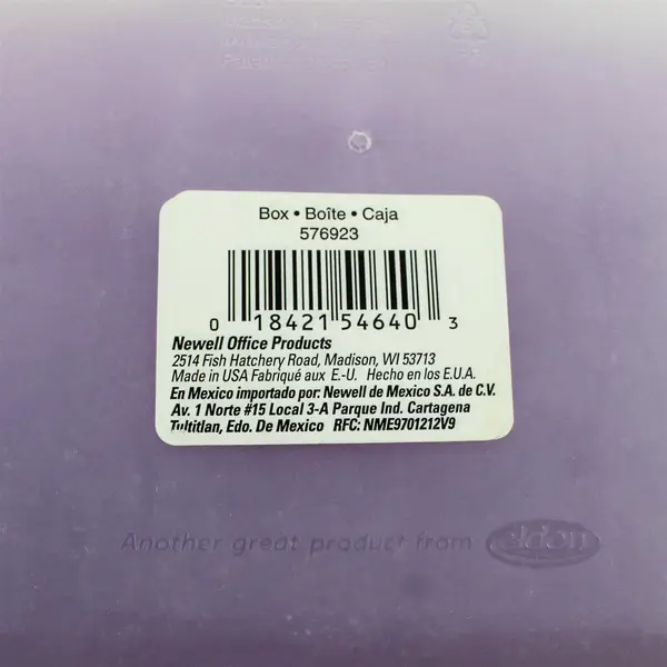 SpaceMaker Purple Pencil Box w/ 5 New Pencils