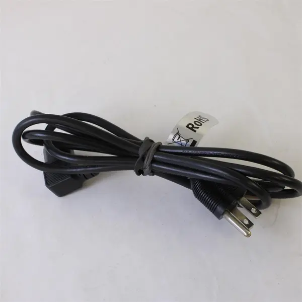 10ft 3 Prong AC Power Cord NEMA 5-15P to IEC 125V 10A