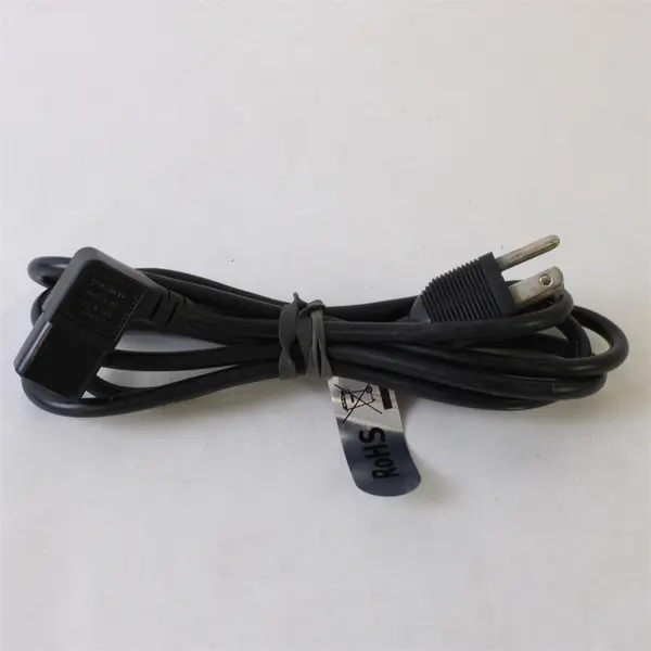 10ft 3 Prong AC Power Cord NEMA 5-15P to IEC 125V 10A