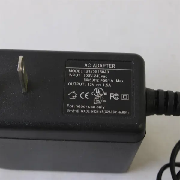 AC Adapter S120S150A3 12V 1.5A Used Untested