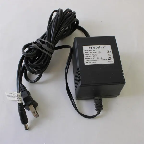 Homedics ADP-10 D12-2000 AC Adapter Power Supply 12V DC 2A