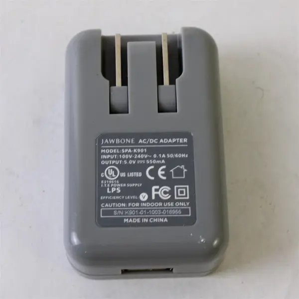 Jawbone SPA-K901 AC/DC Power Adapter for Headset Charger No Cords Included