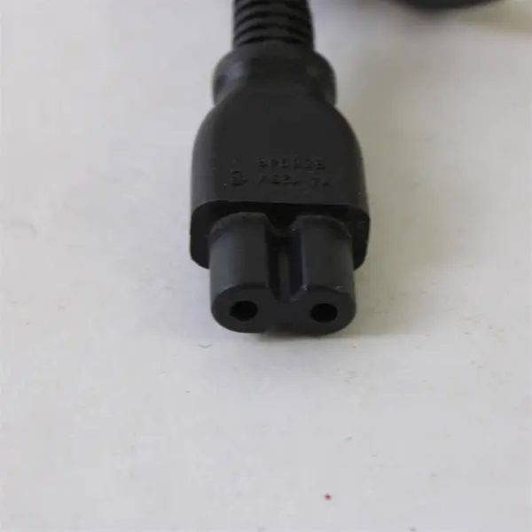 I-SHENG Lot of 2 Computer Power Cords 3-Prong 2-Prong LL81924