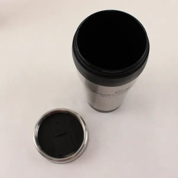 Lot of 2 Stainless Steel Travel Tumblers Cuisinart Crop Prod 14oz 15oz