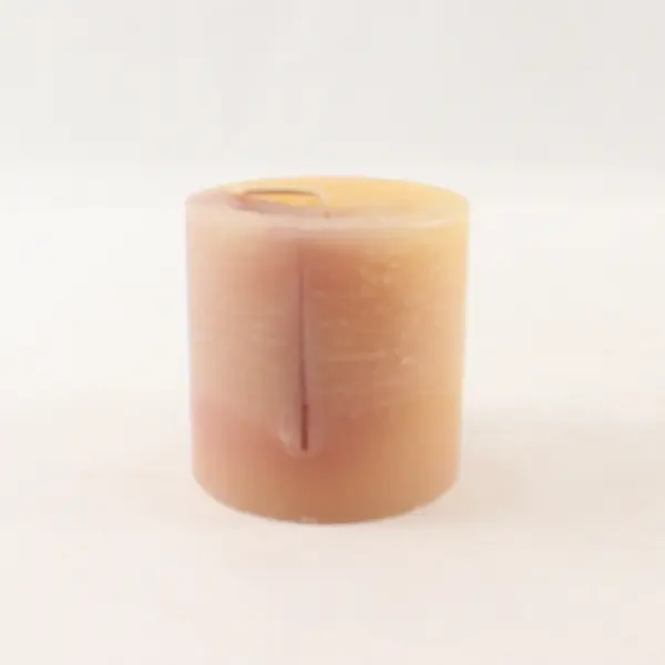 Island Soap Candle Works Plumeria Scent Tropical Candle 3.25in New