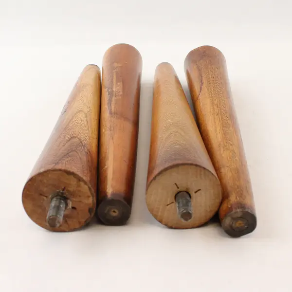 Set of 4 Wooden Furniture Legs 11" Replacement Repair