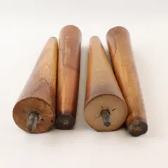 Set of 4 Wooden Furniture Legs 11" Replacement Repair