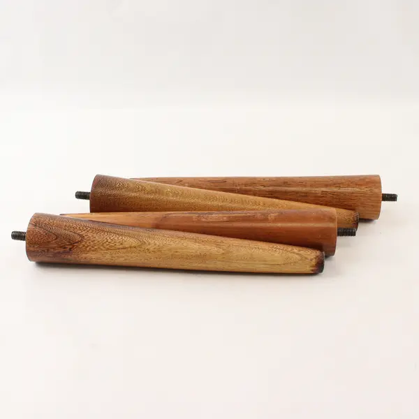 Set of 4 Wooden Furniture Legs 11" Replacement Repair