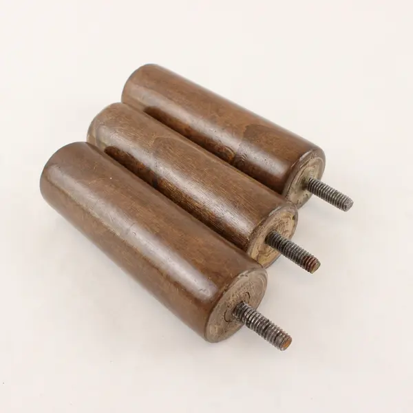 Set of 3 Wooden Furniture Legs Replacement Repair 5in