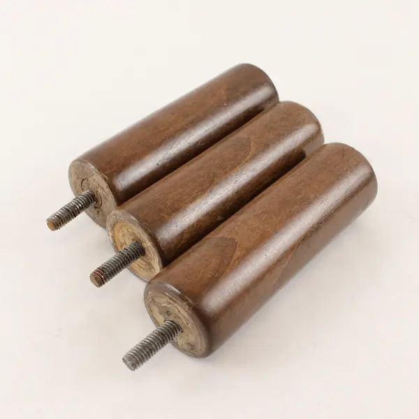 Set of 3 Wooden Furniture Legs Replacement Repair 5in