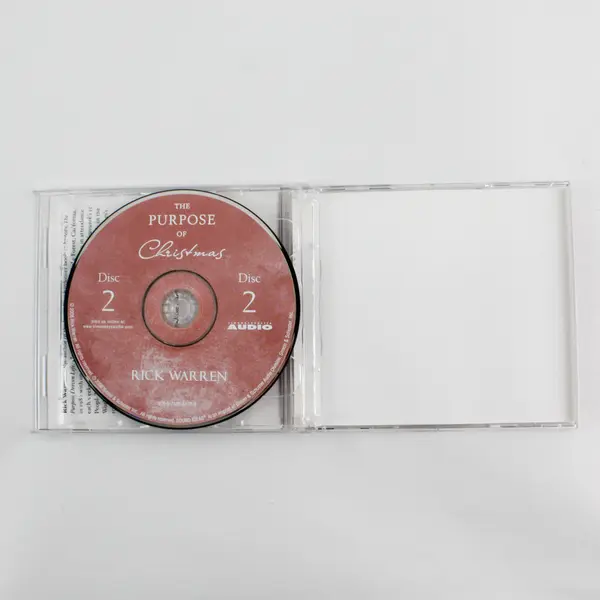 The Purpose of Christmas by Rick Warren 2008 Audio Book Unabridged 2-Disc Set