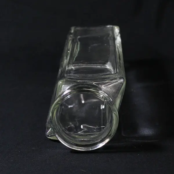 Ann's House of Nuts Clear Glass Jar 9.5" NO LID