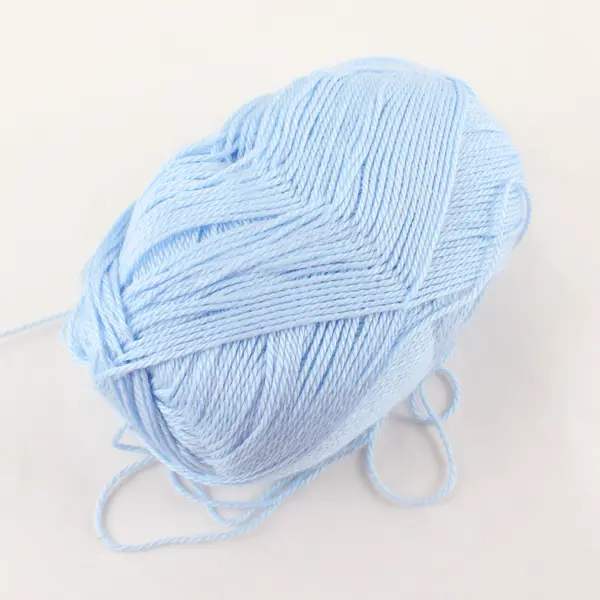 Lot of 3 Blue Yarn Skeins Bernat Softee Baby Preferred Import