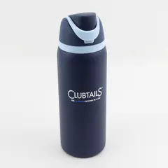 Clubtails Cocktail In A Can Navy Blue Steel Water Bottle Approx 36 oz