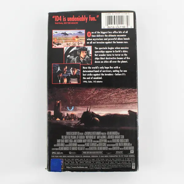 Independence Day VHS 1996 Five Star Collection PG-13 Pre-Owned Untested